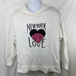 Uniqlo x Urban Walls Andre Saraiva Adult Small New York Love White Hoodie